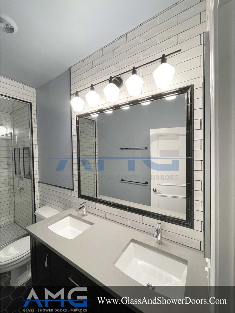 Bathroom mirrors Chicago Mirror Installation Experts Chicago