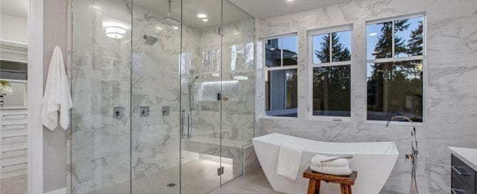 Lemont glass shower doors