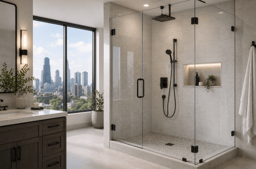 benefits of custom glass shower doors