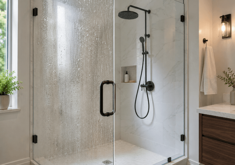 remove and prevent hard water stains from glass shower doors remove and prevent hard water stains from glass shower doors